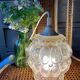 Vintage bubble glass pendant light