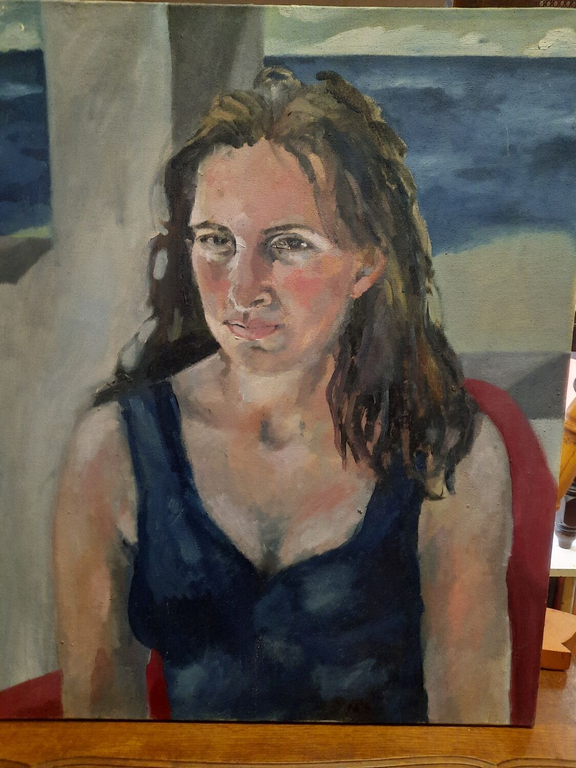 Portrait painting of a woman