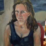 Portrait painting of a woman