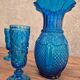 Vase bleu cobalt en verre