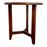 Wooden coffee table / Round side table