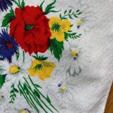 Monogrammed napkins with country pattern