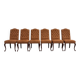 Set of Classic English Upholstered Chesterfield Chairs