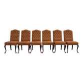 Ensemble de fauteuils Chesterfield rembourrés classiques anglais