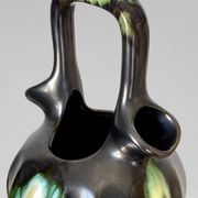 Large collection of 5 modernist glazed Belgian ceramics – Thulin / AIRAIN – Art Deco – 1930s-50s
