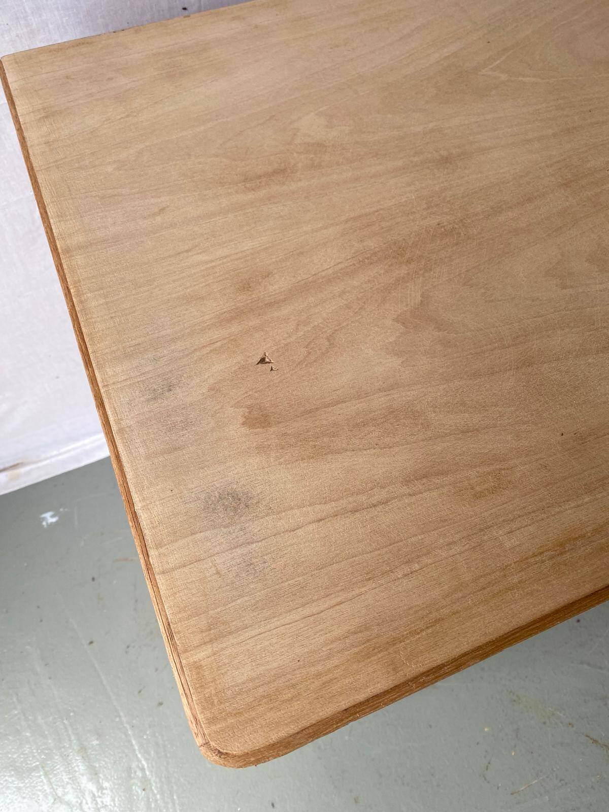 Vintage Louis Philippe chest of drawers renovated in raw wood