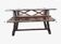 Large table and 2 benches brutalist design Olavi Hänninen