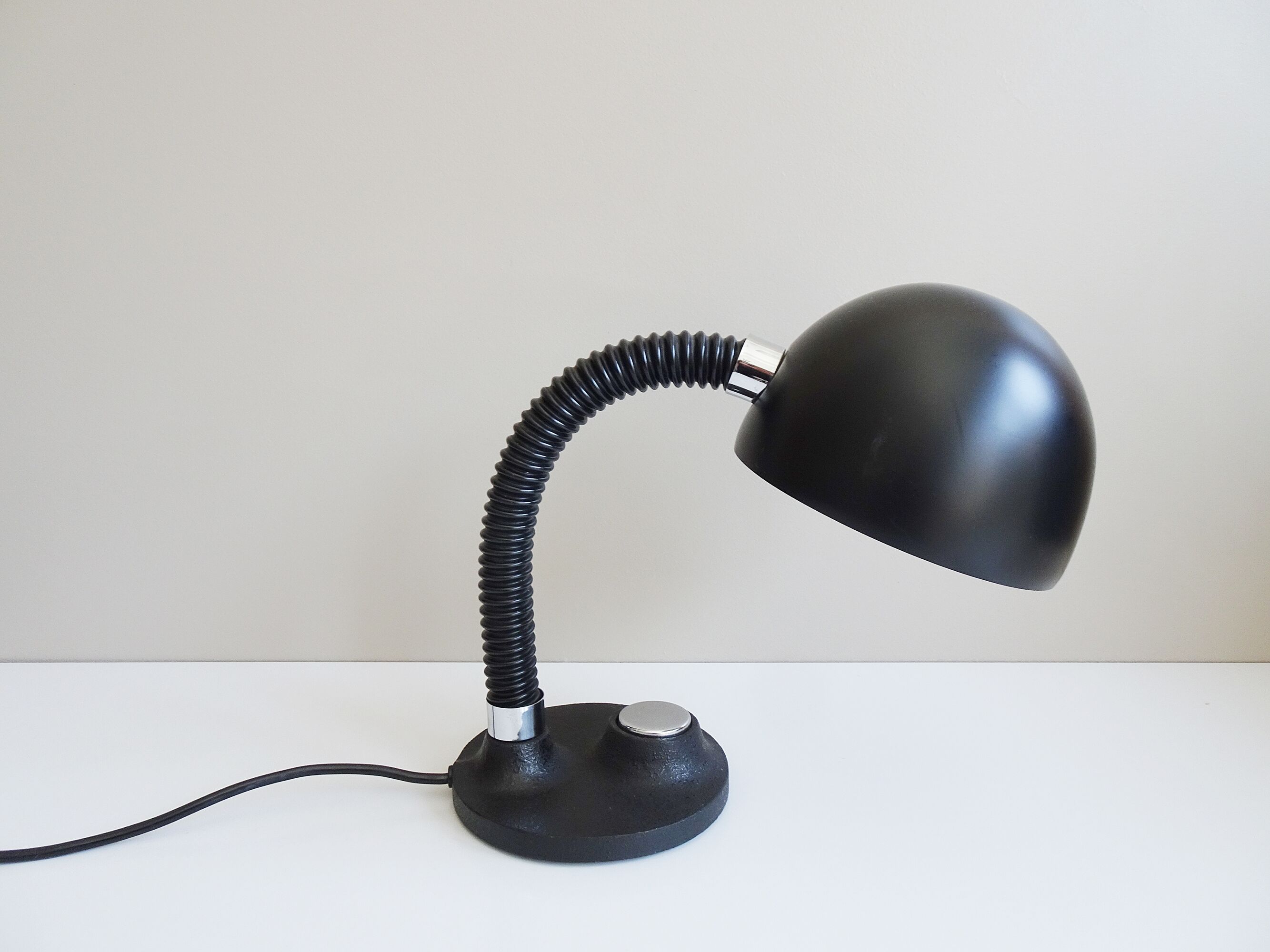 Black desk lamp from