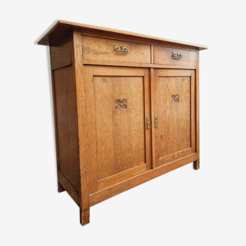 Antique dresser chest of drawers oak