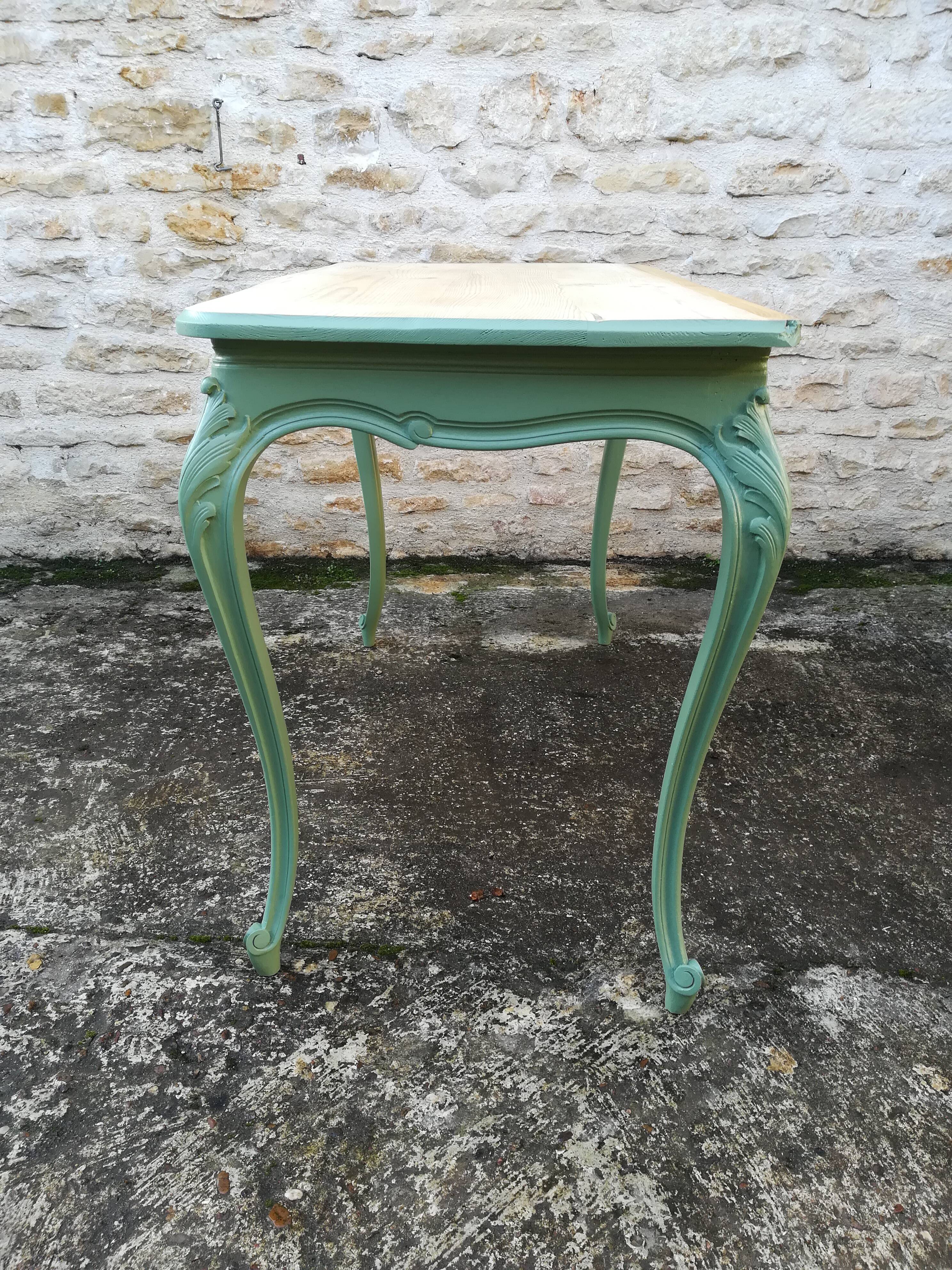 Louis XV style curved desk