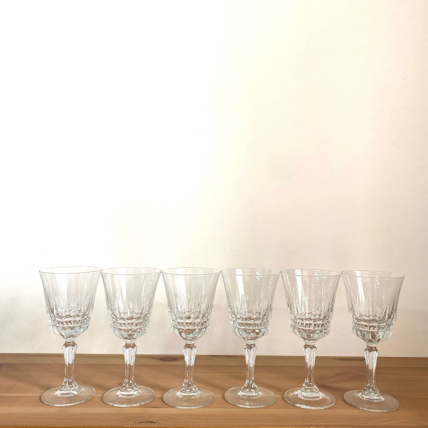 Water glasses - vintage - Luminarc - "Emperor" model - Very good condition