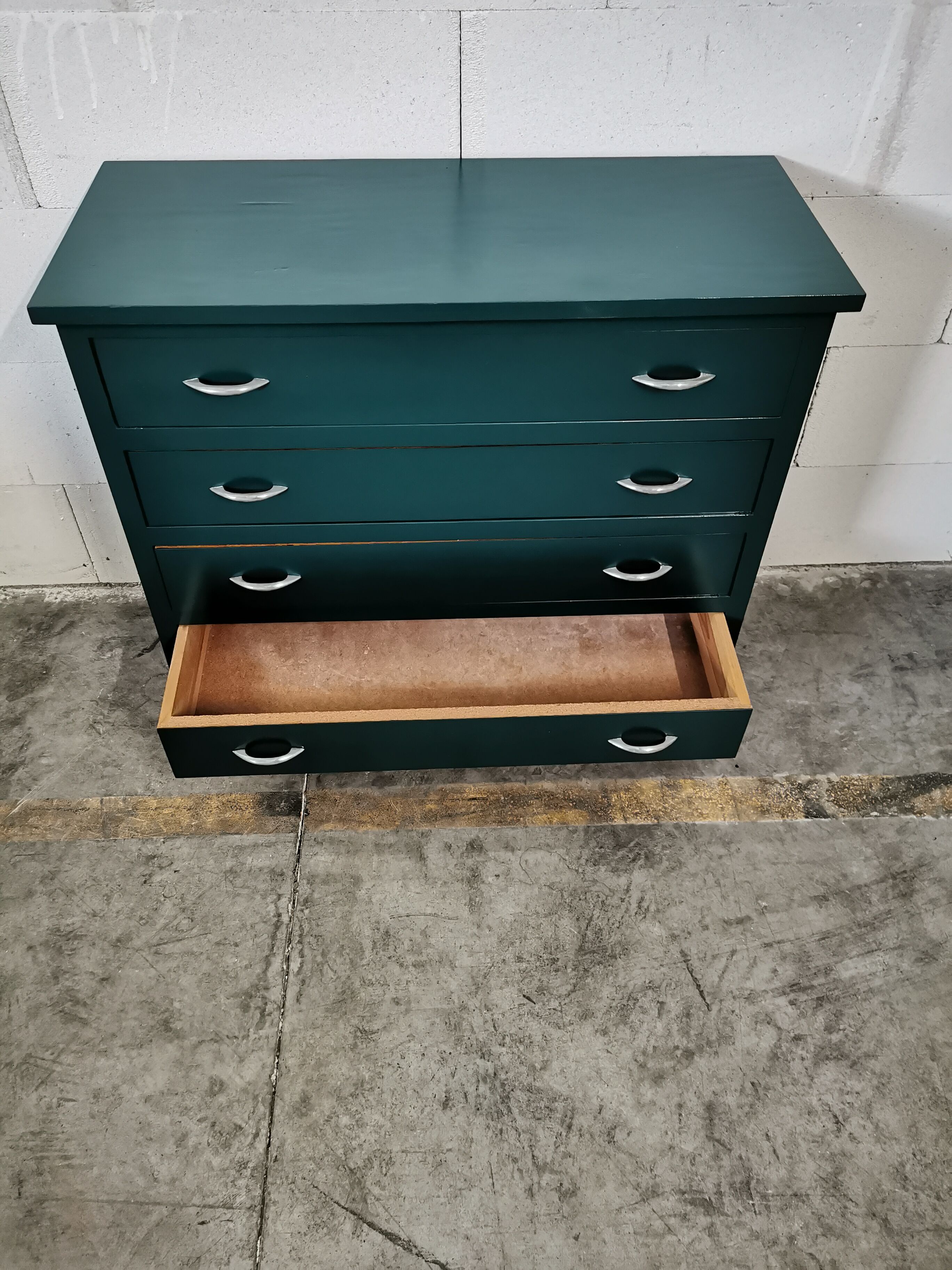 Chest of drawers vintage feet compass redesigned