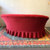 Napoleon III period toad sofa