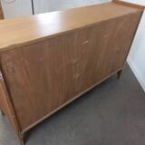 1950s sideboard with sliding doors