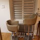 Lot de 2 chaises bistrot en cuir marque Ozzio design S540 Gerry