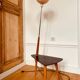 Lampadaire tripode liseuse vintage, vers 1960