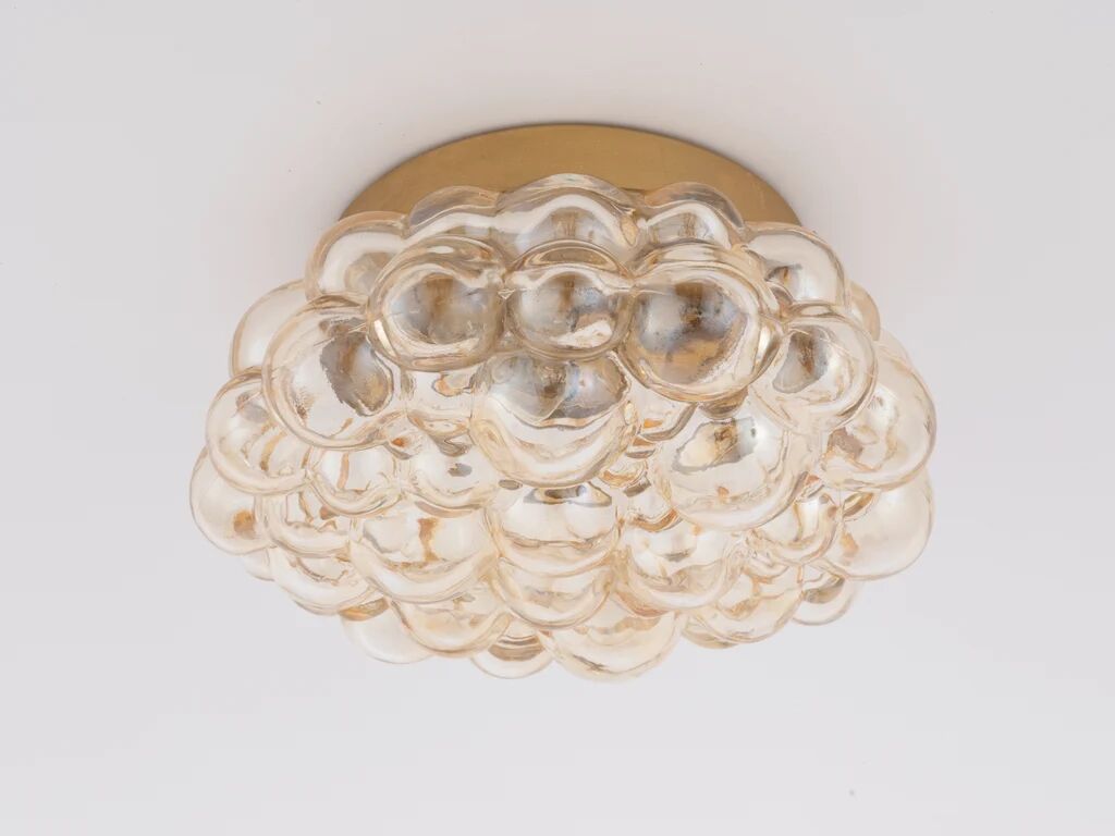 Helena Tynell for Glashutte Limburg amber bubble flush mount