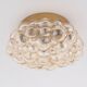 Helena Tynell for Glashutte Limburg amber bubble flush mount