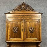 Louis Philippe period two-part sideboard in blond walnut circa 1830