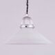 Mid-Century Chandelier in Metal and Opal Glass, Czech, 1970s