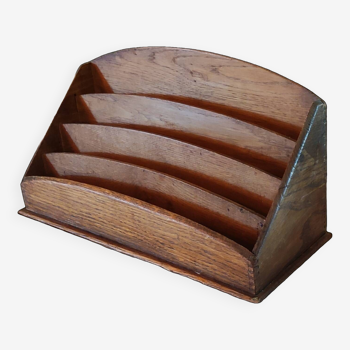 Old mail rack letter holder