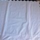 Old monogrammed scalloped pillowcase