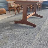 Teak central extension table circa 1960