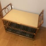 Trunk/trunk in rattan and skai