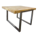 Vintage chrome square coffee table