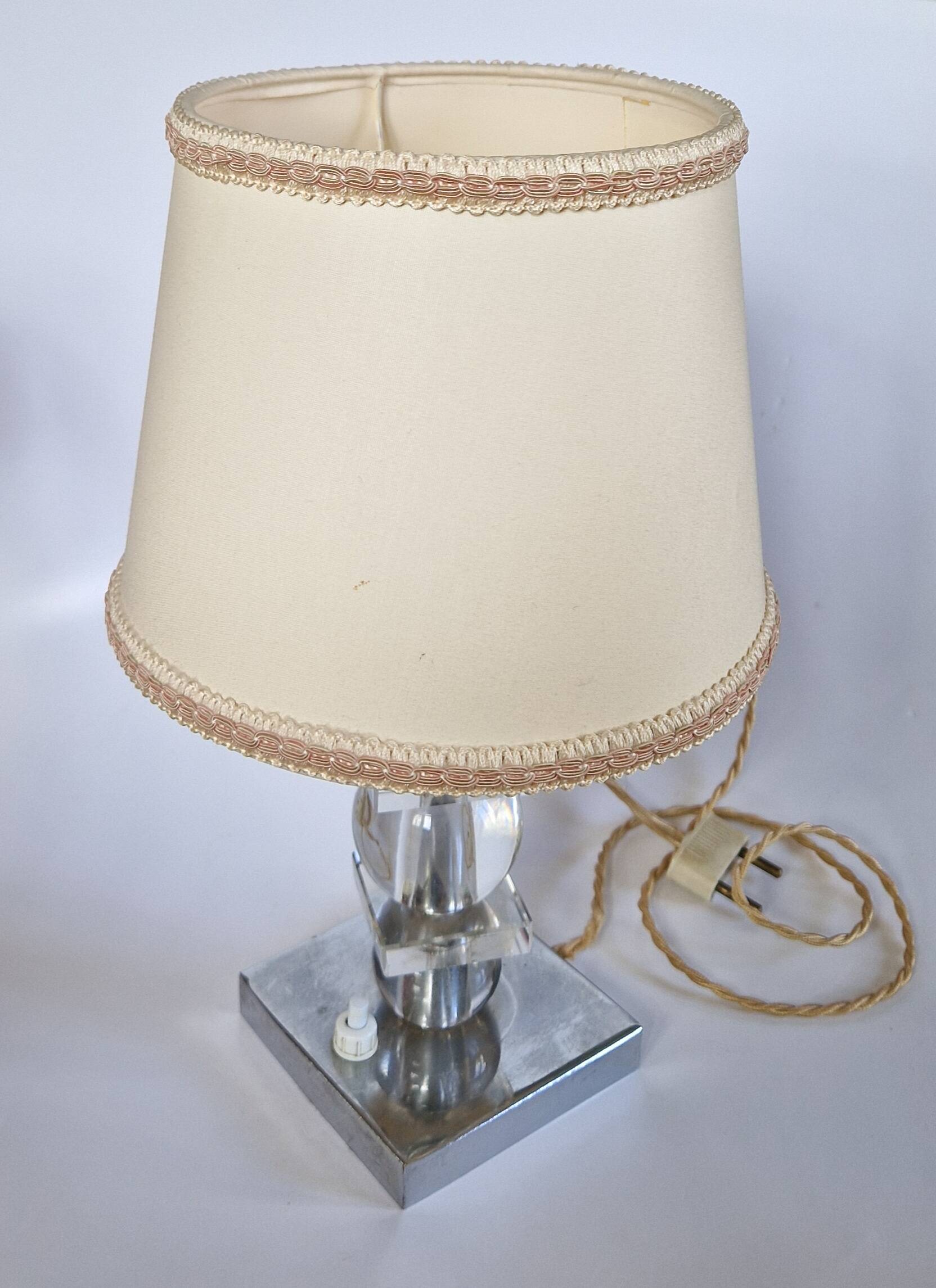 Modernist lamp / Art Deco, Jacques Adnet style