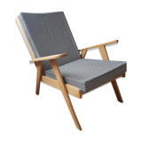 Vintage feet compass armchair