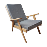 Vintage feet compass armchair