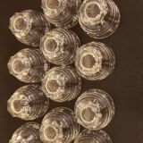 14 petits verres années 50 pied étoile