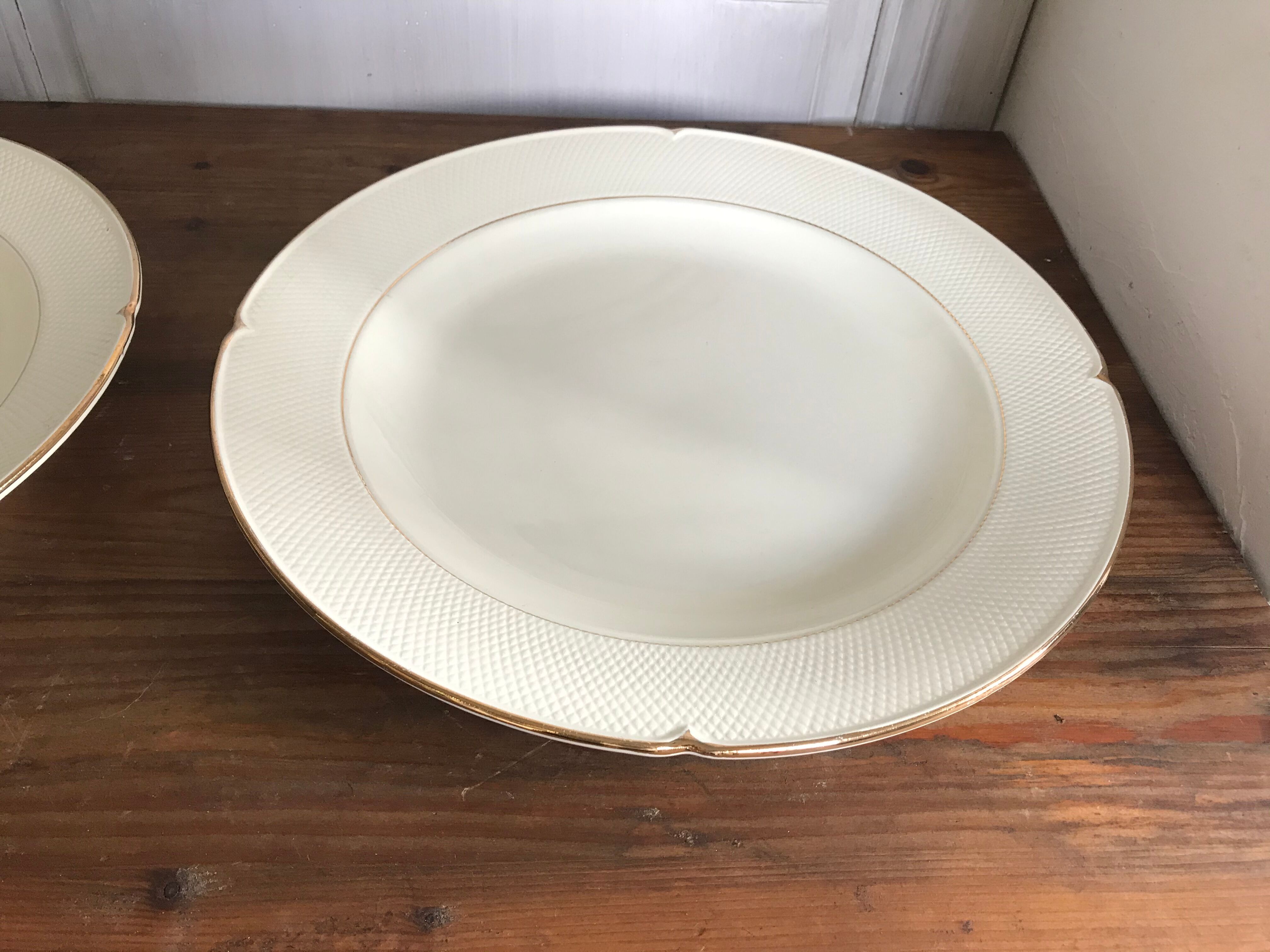 Round plates Iron Earth Salins