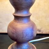 Vintage / bohemian chic wooden lamp