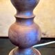 Vintage / bohemian chic wooden lamp