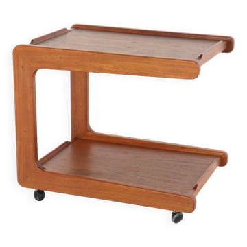 Danish design teak trolley - mid century modern design