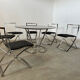 Table et 6 chaises pliante Luisa vintage design italien Marcelo Cuneo