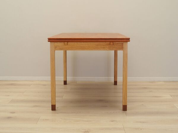 Table extensible, design danois, années 1970, fabricant : SKM