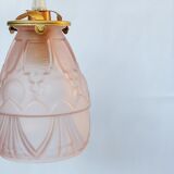 Art deco rose lamp