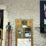 Old trumeau 146cm/89cm old mirror