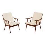 Pair of Boomerang armchairs by Thonet 60's