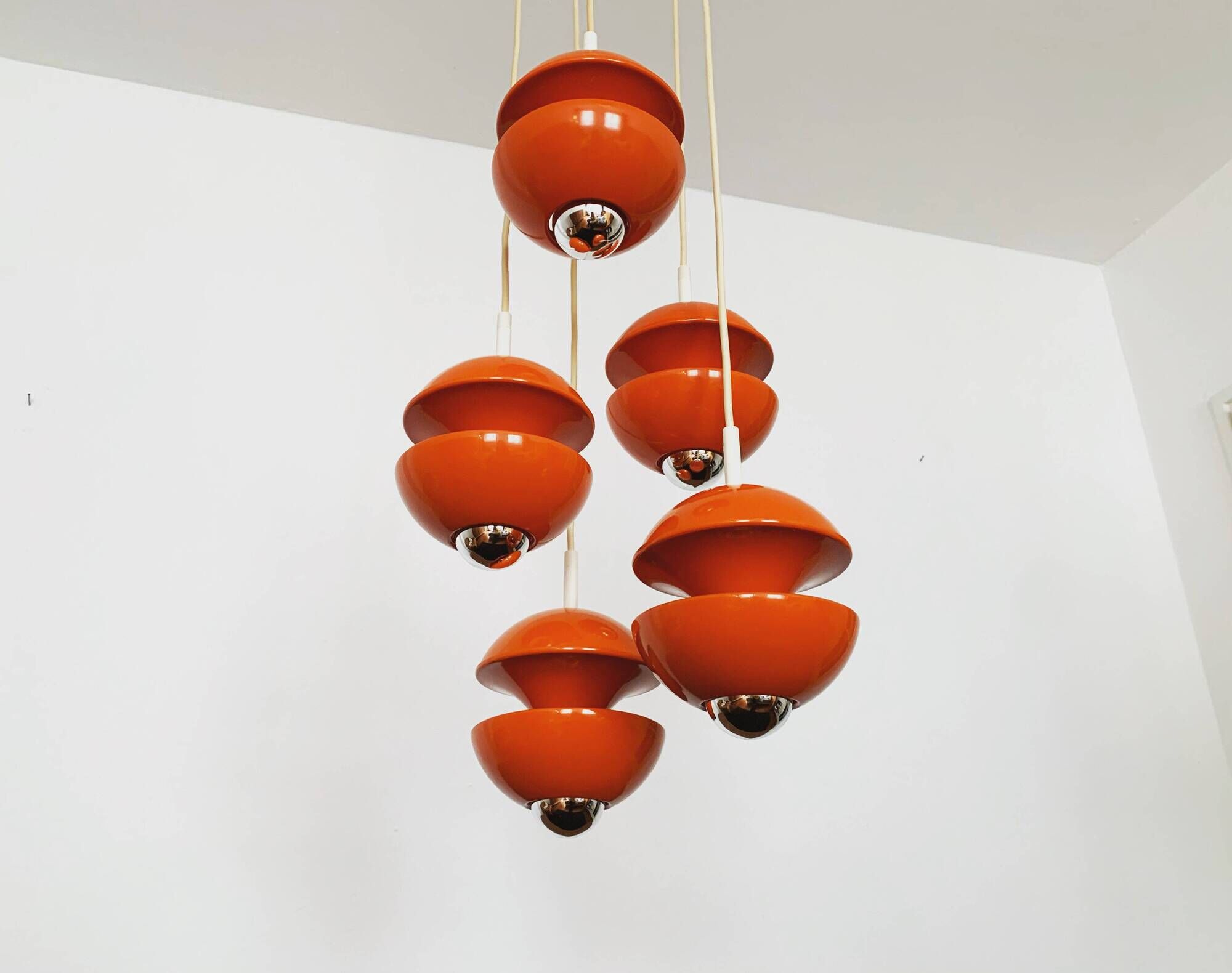 1970s cascading lamp by Klaus Hempel for Kaiser Leuchten