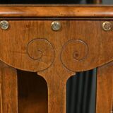 Revolving Walnut Bookcase, stamped G.Lancelin – 1900