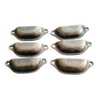 6 poignées coquille