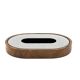 Mid-century olive wood ashtray, Italy ca. 1970