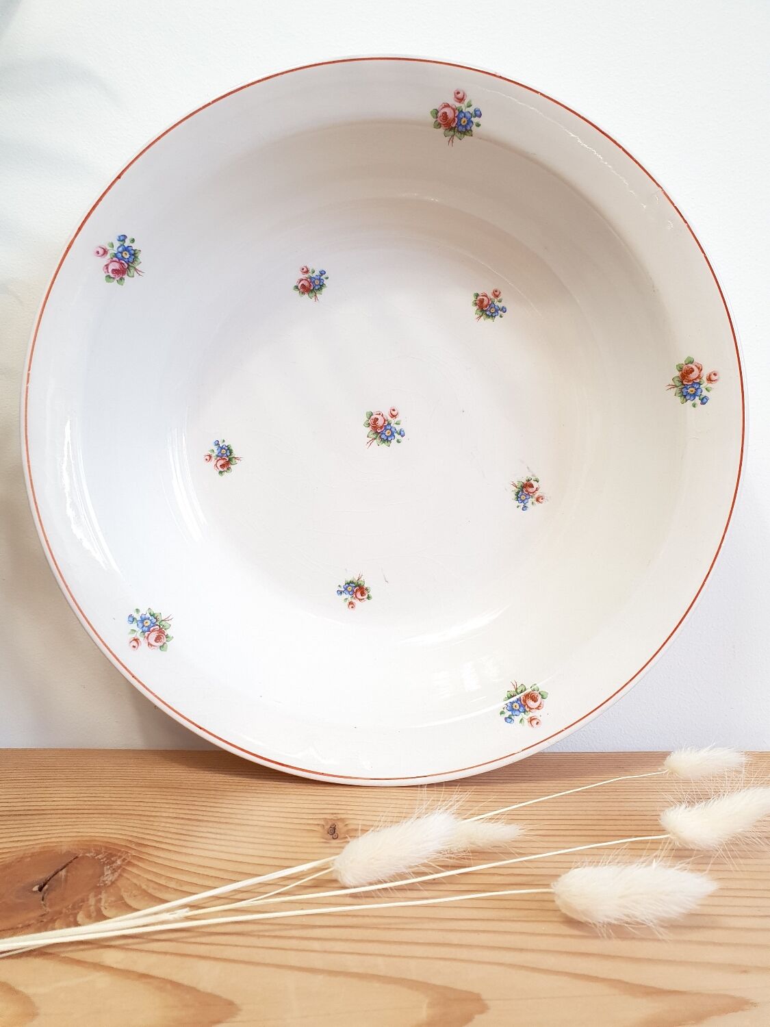 Hollow vintage ceramic dish