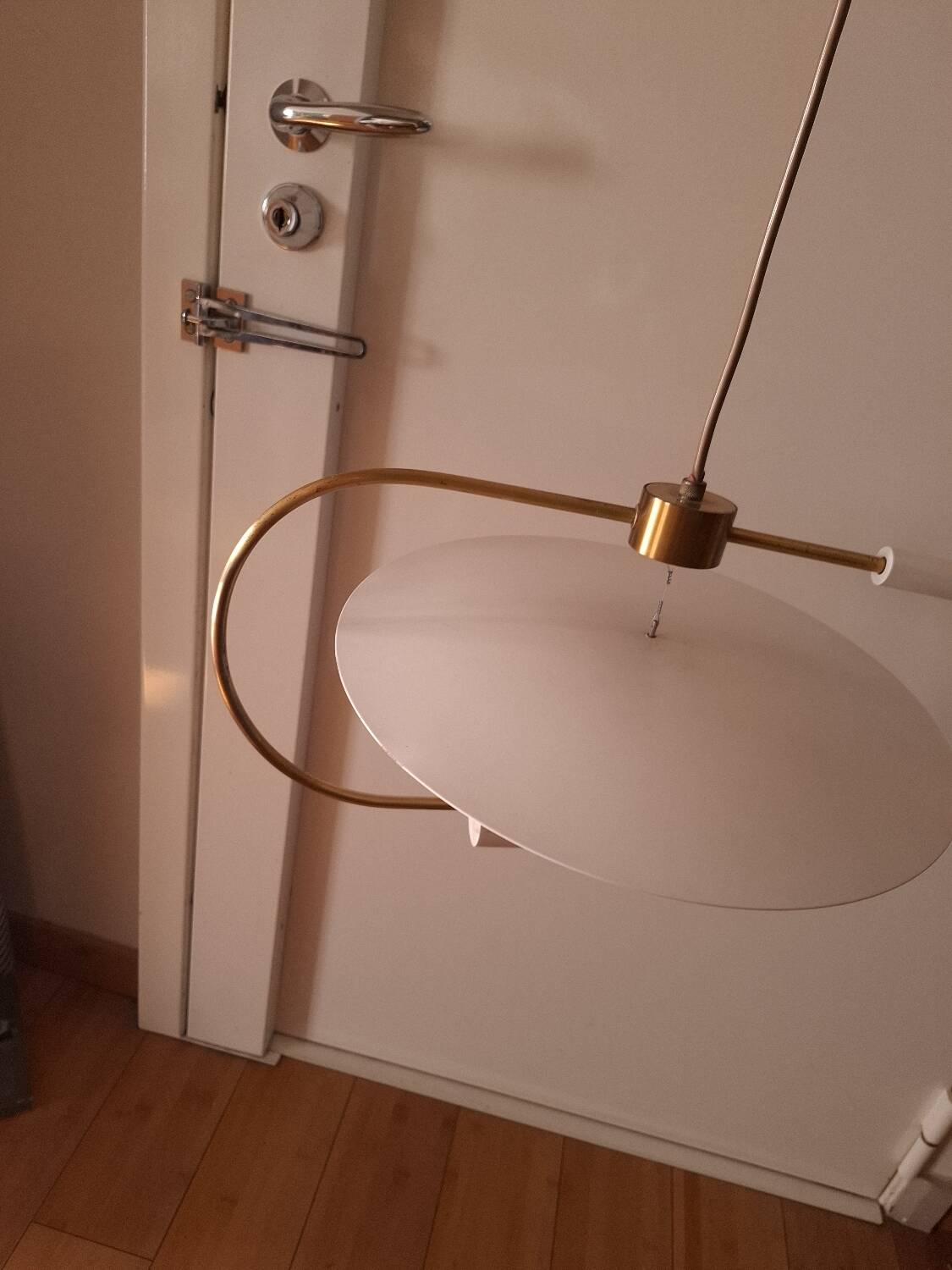 80'S pendant light house Lucien Gau