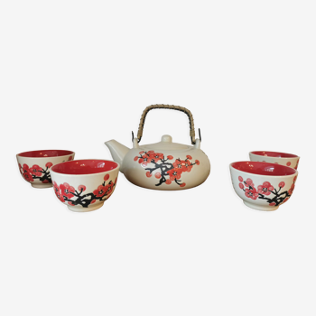 Service à thé en céramique japonisant