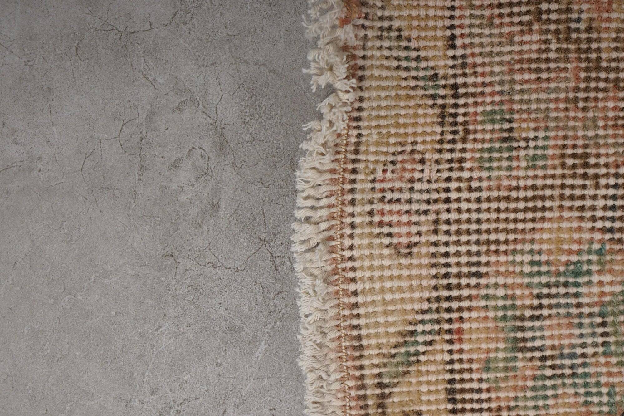 Vintage Turkish hallway rug 55x733 cm